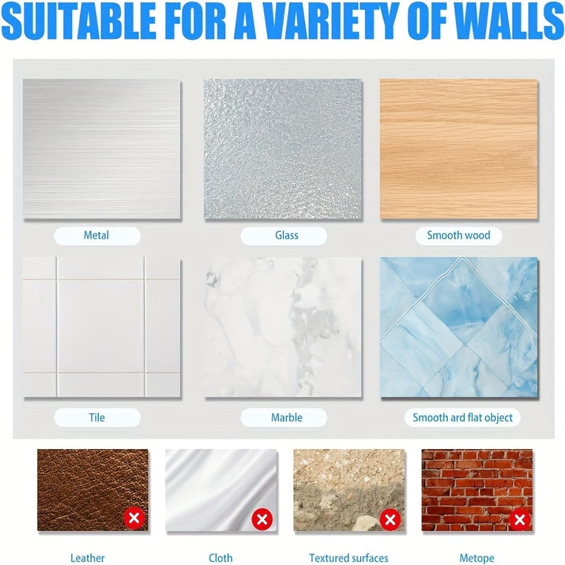 50pcs Weatherproof Transparent Hooks Set - Outdoor Hanging Brackets for String Lights, Durable UV-Resistant Clear Self-Adhesive Clips, Perfect for Hanging Christmas Lights, Cord Management and Rope Organization