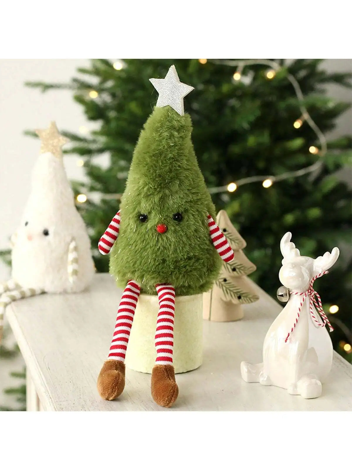 Christmas Decorations Cute Plush Christmas Tree Doll Home Party Doll Decoration