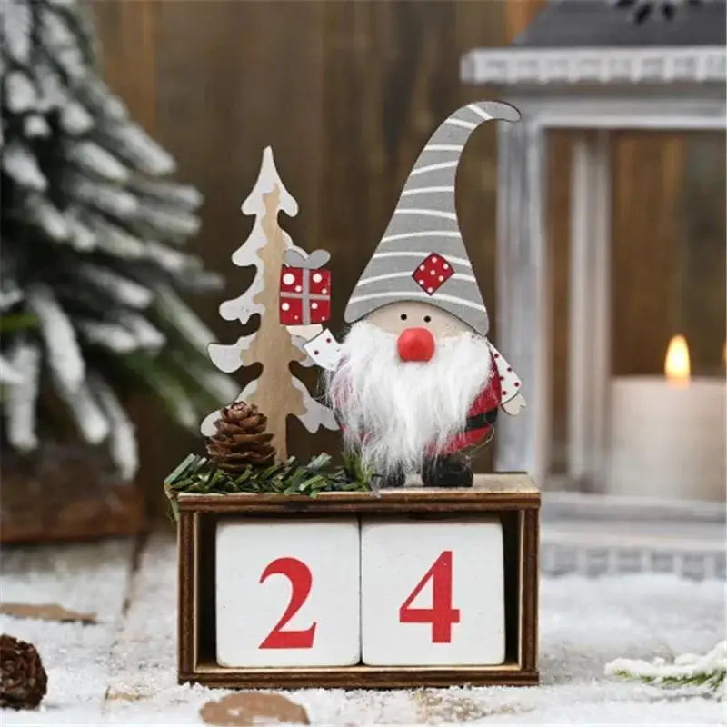 Christmas Calendar Party Home Decoration Merry Christmas New Year Gifts Santa Christmas Decor Home Fashion Accessories Supplies